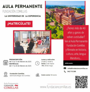 Nuria González, coordinadora del proyecto Aula permanente, que es la universidad para mayores en la fundación Comillas «CIESE «